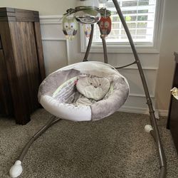 Fisher Price Baby Swing With Wall Plug 