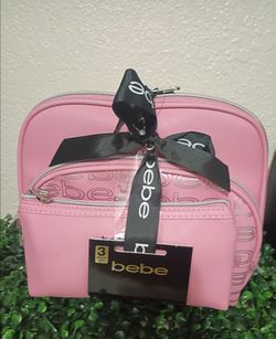 Bebe makeup bags