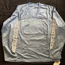 Chrome Hearts Sports Mesh Warm Up Jersey Blue 