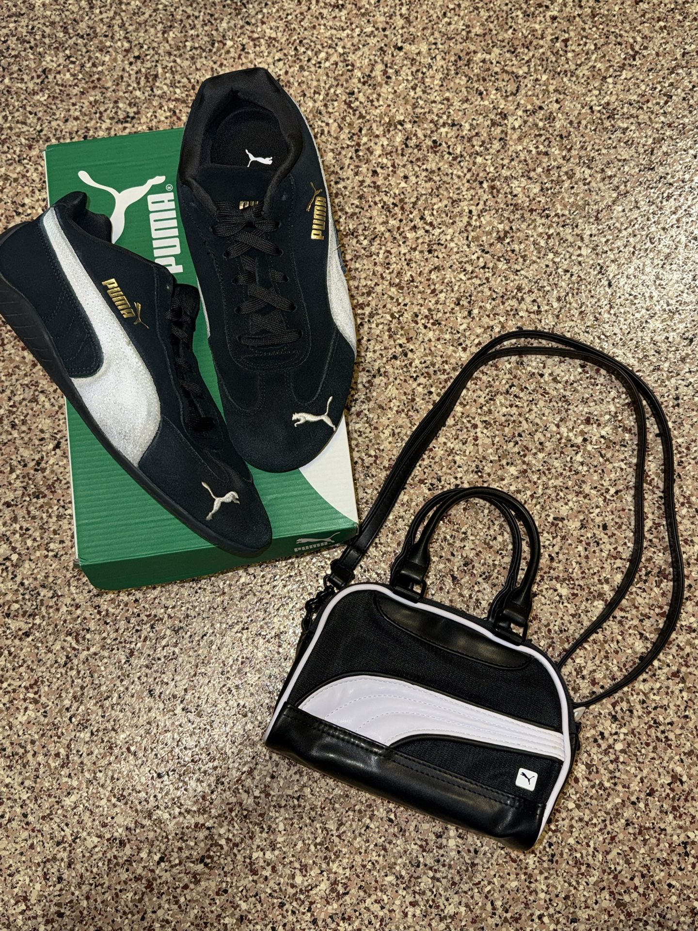 Dua Lipa Puma Speedcat Sneakers And Purse Set Womens 8 / Kid Sz 6.5