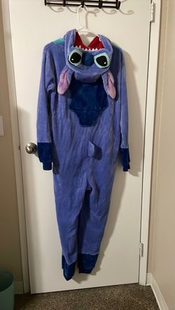 Disney Lilo & Stitch Adult Fleece Onesie / Costume Jumpsuit - Size adult small