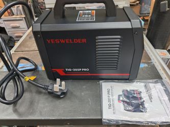 YESWELDER 205A Tig Welder with Pulse Large LED Display, STICK/DC TIG/PULSE TIG 3 In 1, 110&220V Dual Voltage TIG Welding Machine TIG-205P with lots of