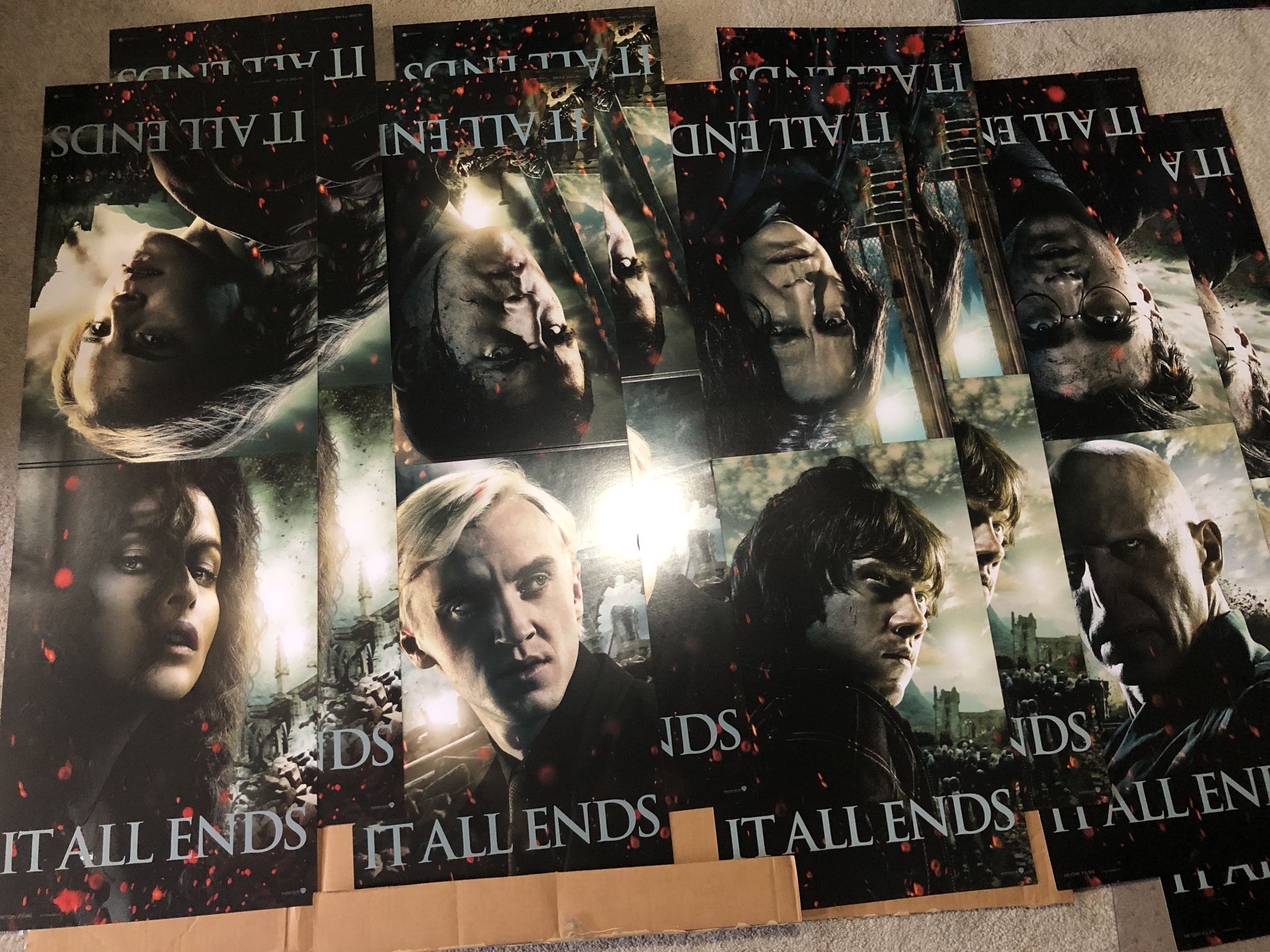 Official Harry Potter and the Deathly Hallows Part 2 Movie Theater Poster Set