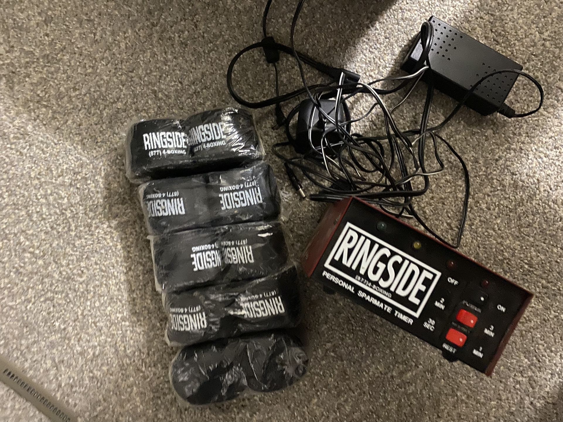 Ringside Wrist Wraps (5) And Timer