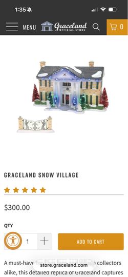 Elvis Graceland Christmas house
