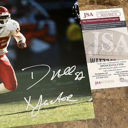 Donte Hall Autograph 