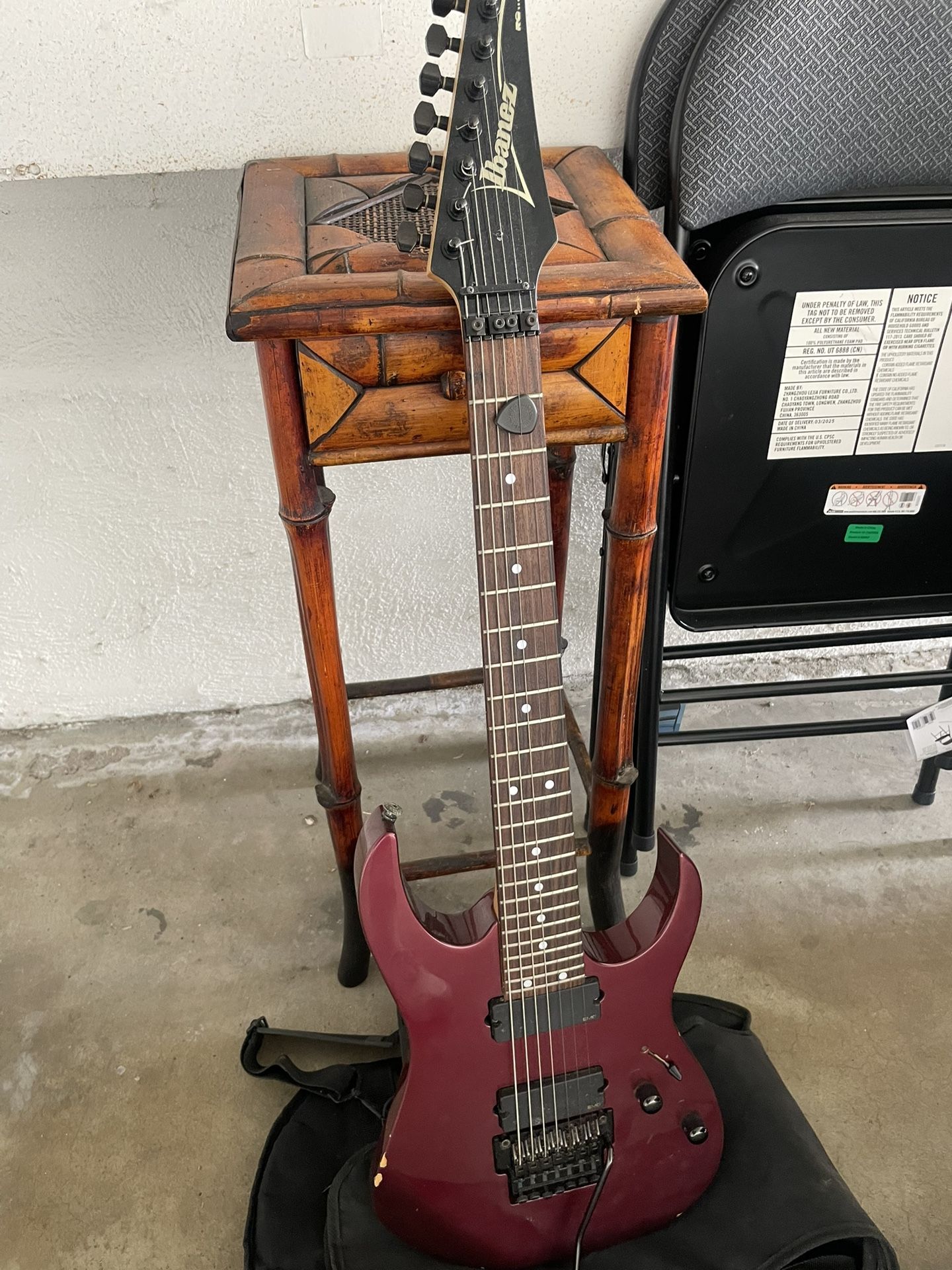 Ibanez RG 7 String Signed By Rusty Cooley