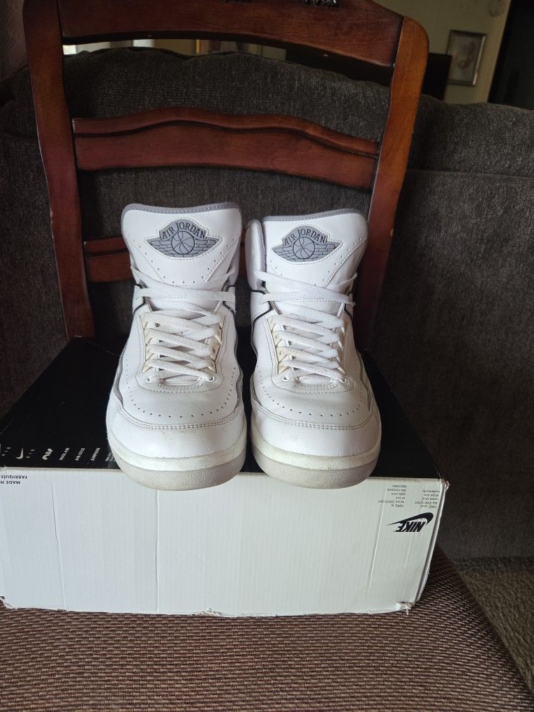 Jordan 2 Retro White Cement Size 12