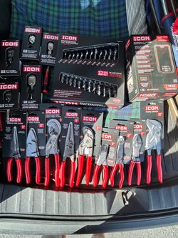 ICON Tool Lot – Pliers, Ratchets, Wrench Set & More
