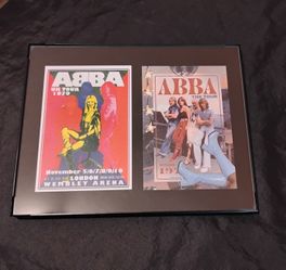 ABBA Frame 8 inch x 10 inch GLASS NEW 
