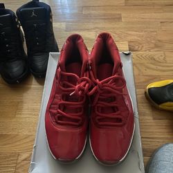 Red Jordan 11s