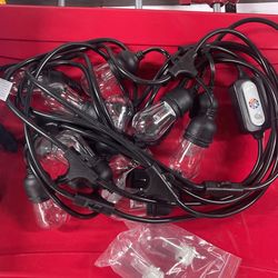 Brand New Never Used Enbrighten Cafe LED Color Changing String Lights White 24ft - 12 Bulbs W/ R