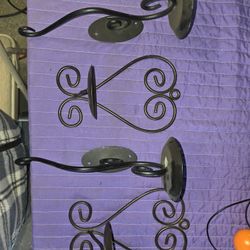 Metal Wall Candle Holders