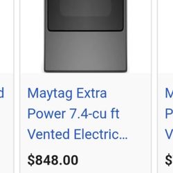 Maytag Extra Power Dryer