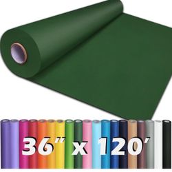  Dark Green Kraft Paper Roll 