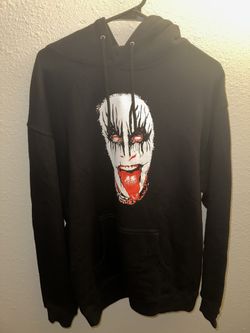 PLEASURES KISS HOODIE LRGE