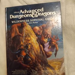 Wilderness Survival Guide Dungeons & Dragons 1986!
