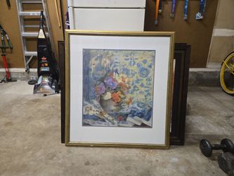 39 by 33 picture and frame like brand new condition