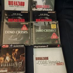 RARE RESIDENT EVIL GAMES Lot 