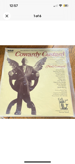 Cowardly Custard Original Cast Rec Noel Coward RCA +Noel Coward Sings LP