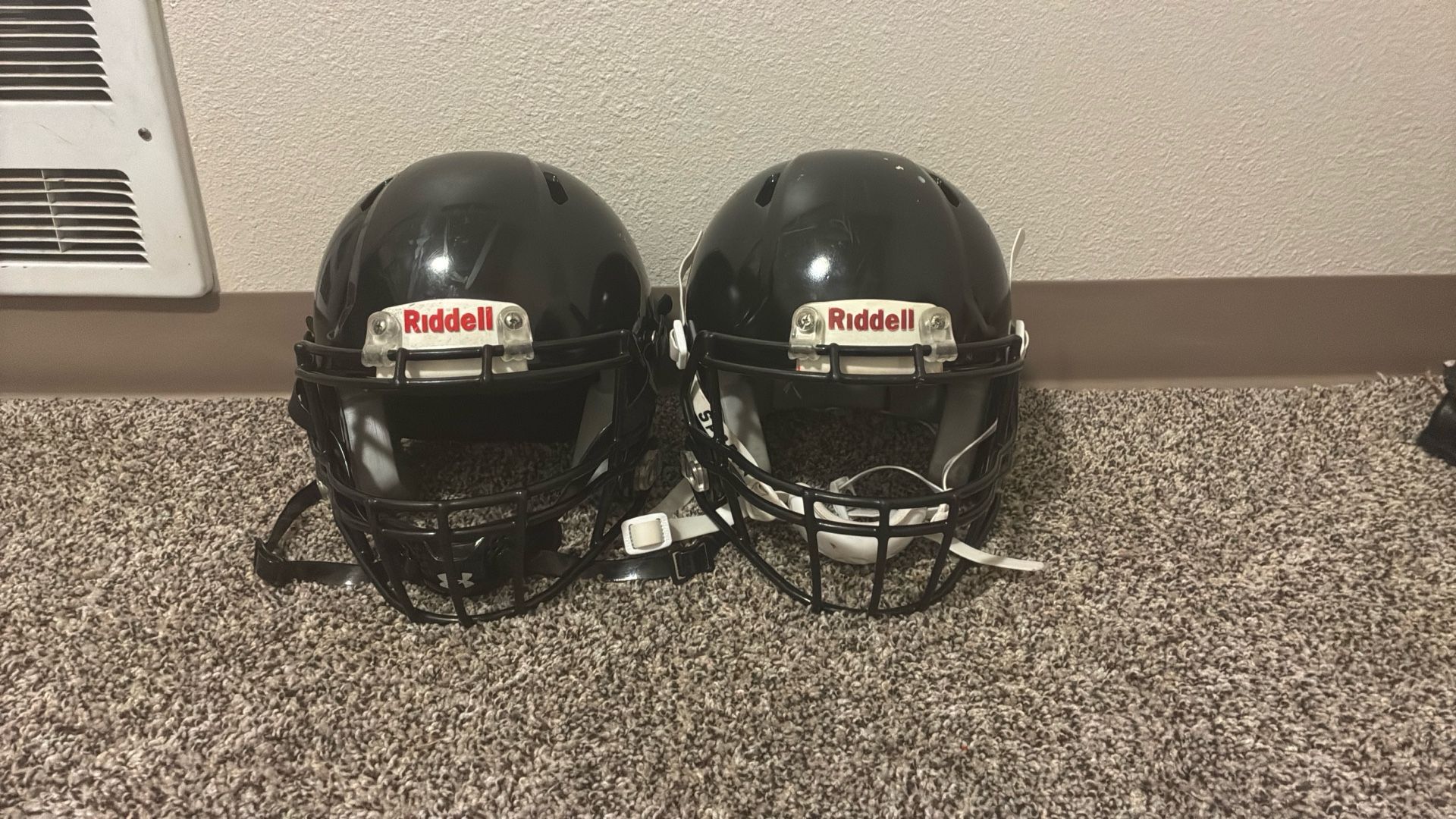 2 Football Helmets XS And S Cash Only
