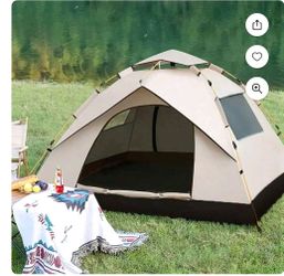AUTOMATIC, QUICK OPEN CAMPING TENT