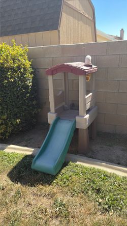Playhouse & Slide