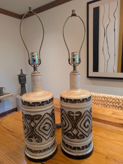 Pair MCM Revival Lamps