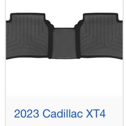 2023 Cadillac XT4 Black Rear Floorliner 