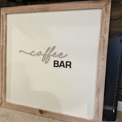 Massive Coffee Bar Sign