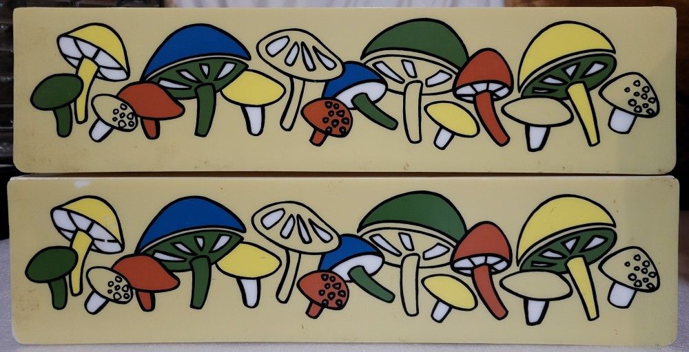 1970s Undershelf Drawers - Mushroom Design