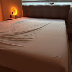 Christopher Knight Queen Bed Frame & Memory Foam Mattress 