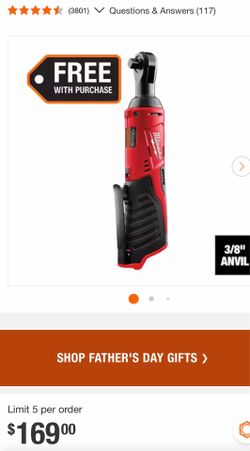 Milwaukee M12  3/8 ratchet tool only