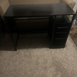 Small Black Desk