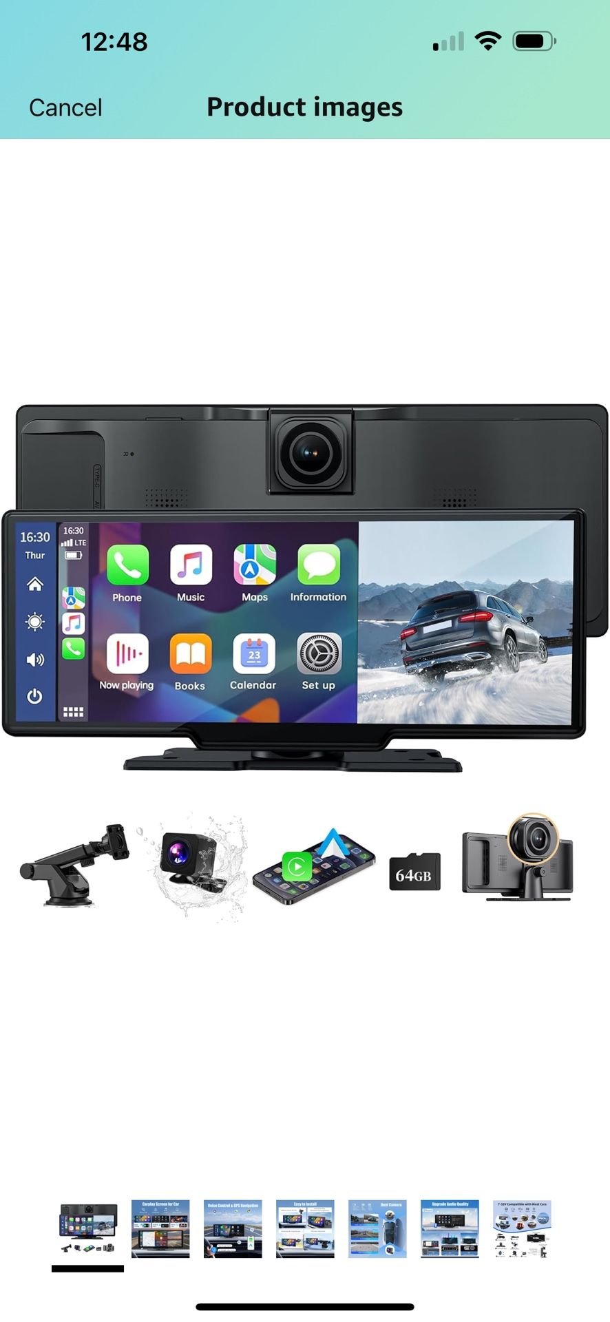 Wireless CarPlay Screen