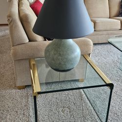 Glass End Table