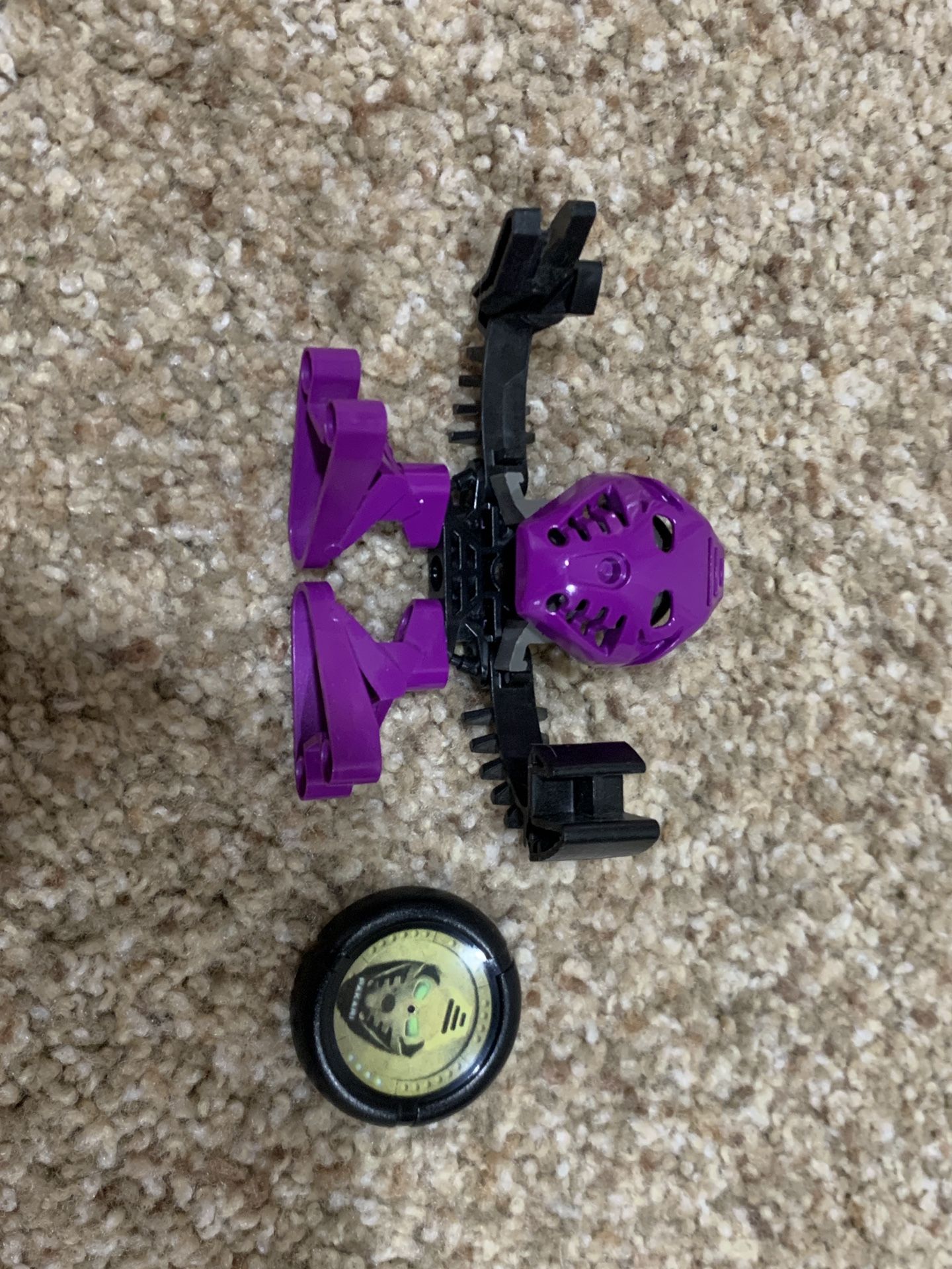 2001 LEGO BIONICLE McDONALD'S TOHUNGA SET #1389 ONEPU COMPLETE WITH DISK