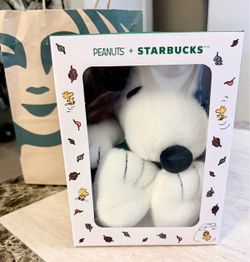 Peanuts x Starbucks Snoopy Plush Toy