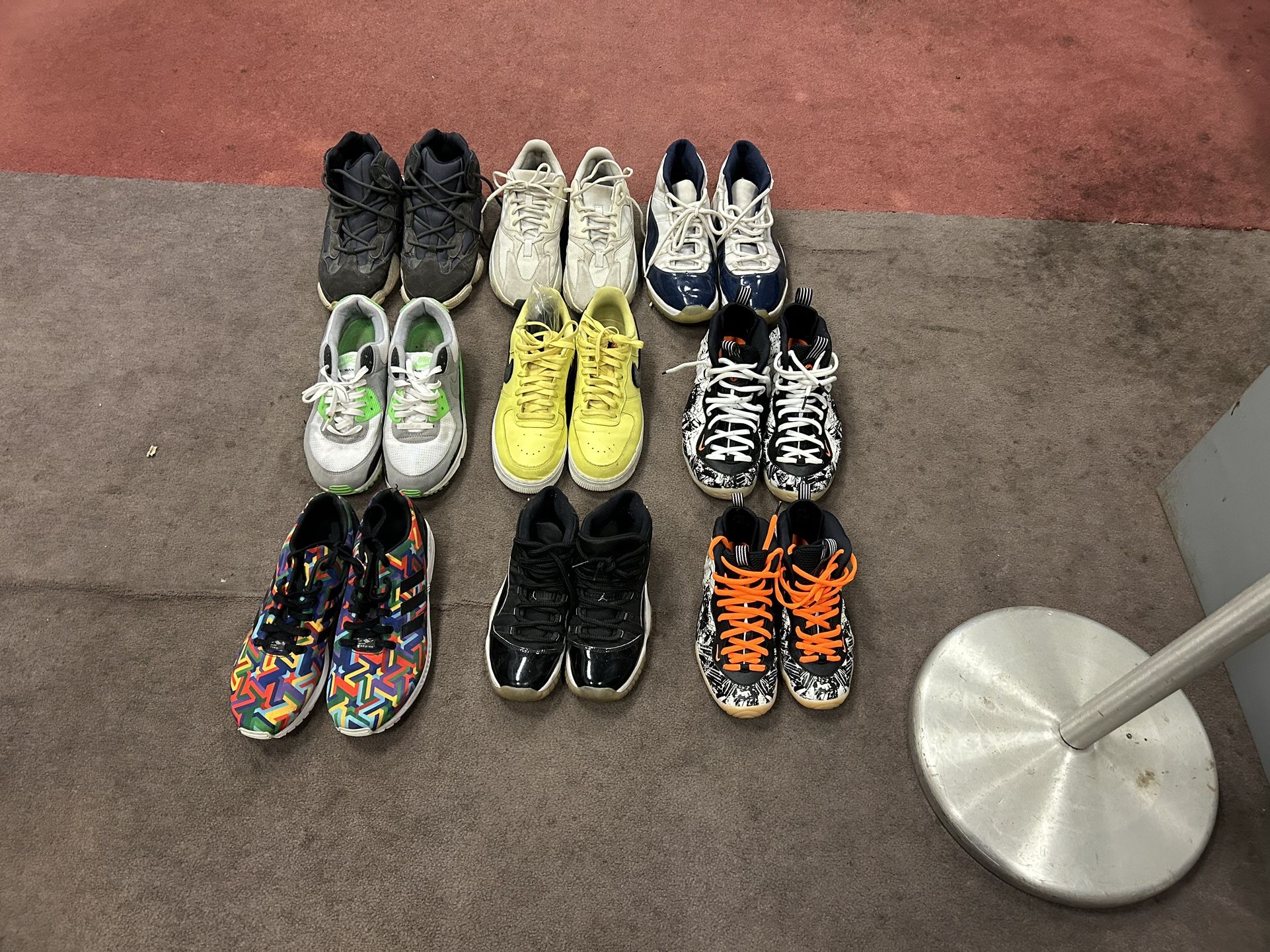 9 Pairs Of Sneakers