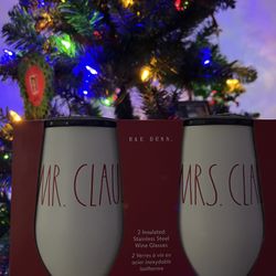 Rae Dunn Christmas Wine Tumbler