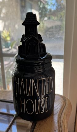 Rae Dunn HAUNTED HOUSE Small Canister 🖤