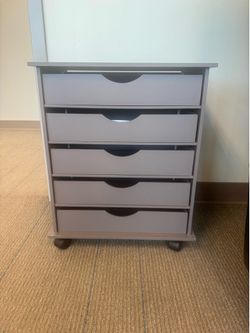 Drawers with casters