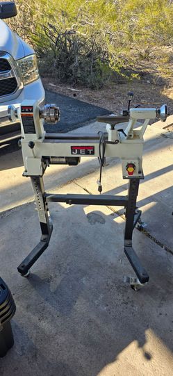 Jet mini lathe with stand