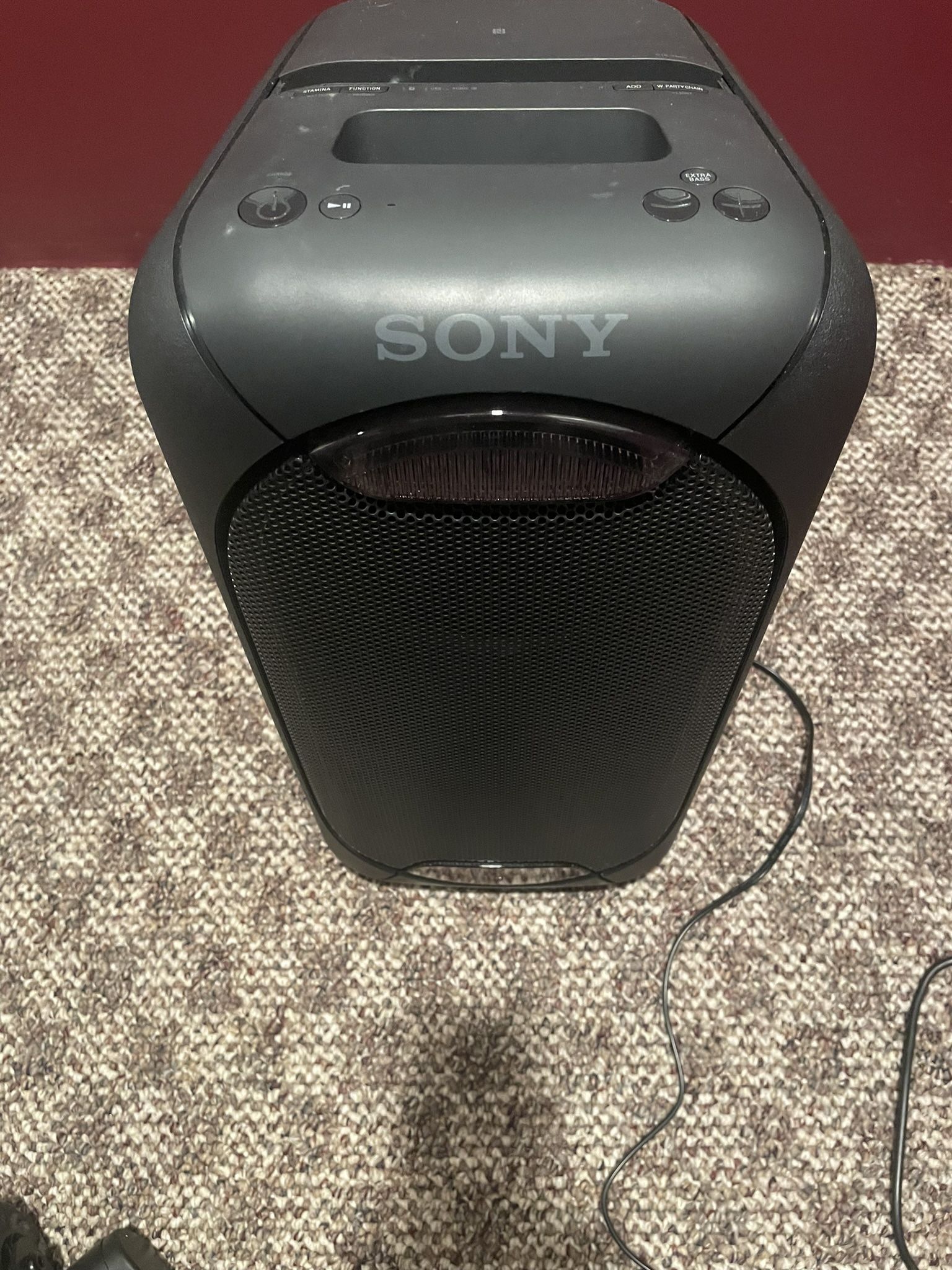 Sony GTKXB60/B High Power Portable Wireless Bluetooth Speaker, Black