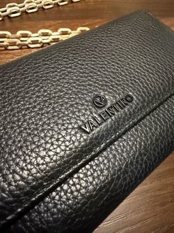 Valentino woman Black Leather Crossbody Bag like new!!