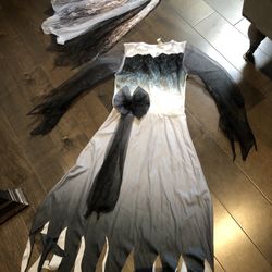 Girls Graveyard Bride costume 