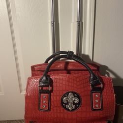 USTYLE Symbol Collection Rolling Tote