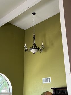 Large 6 Light Chandelier - Black Bronze Beautiful 😍 