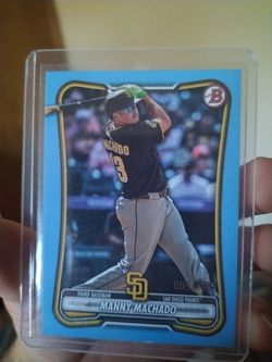 Manny Machado Bowman 009/499 Padres Sport cards