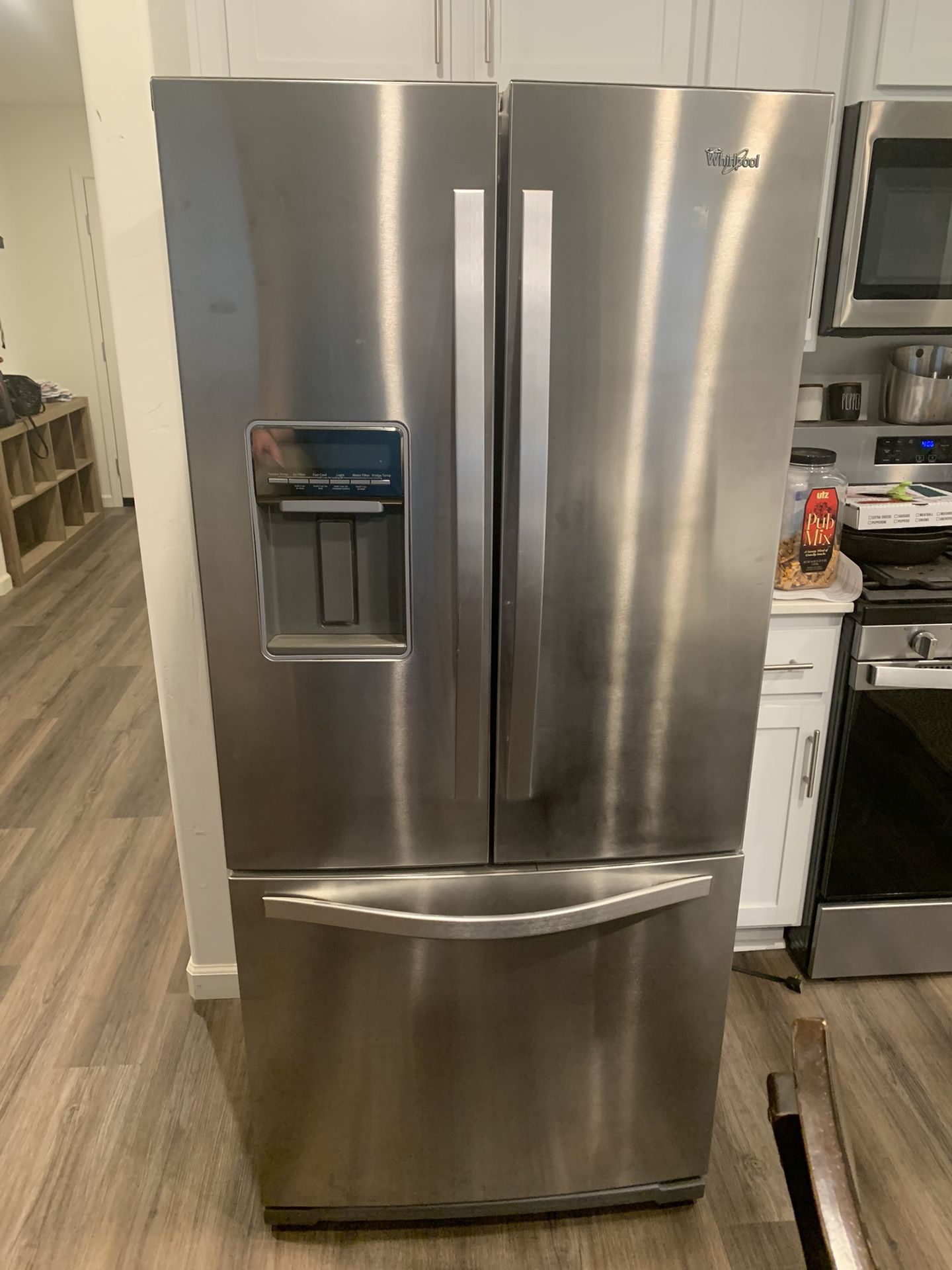 Whirlpool French Door Refrigerator With Bottom Freezer